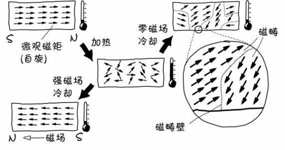 磁畴图片